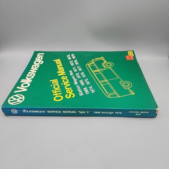 Volkswagen Official Service Manual for Station Wagon Bus 1968-1979 Good - Picture 3 of 14